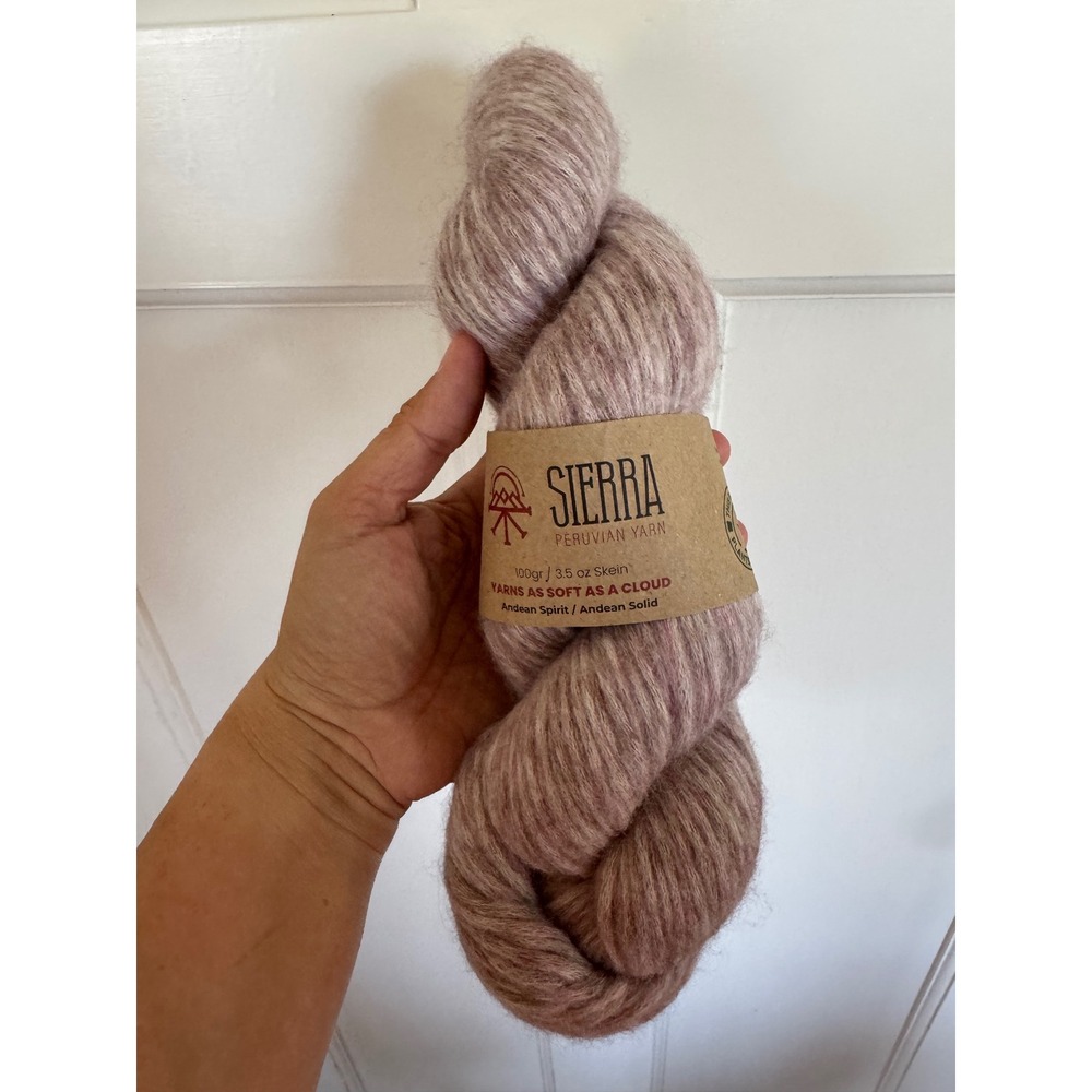 New Sierra Peruvian Yarn Andean Solid in Rose